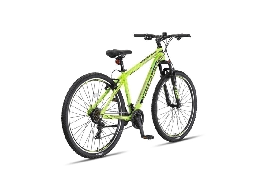Mirage Cropped MTB 29 Inch 41 cm Unisex 21SP Rim Brakes Lime/Black,