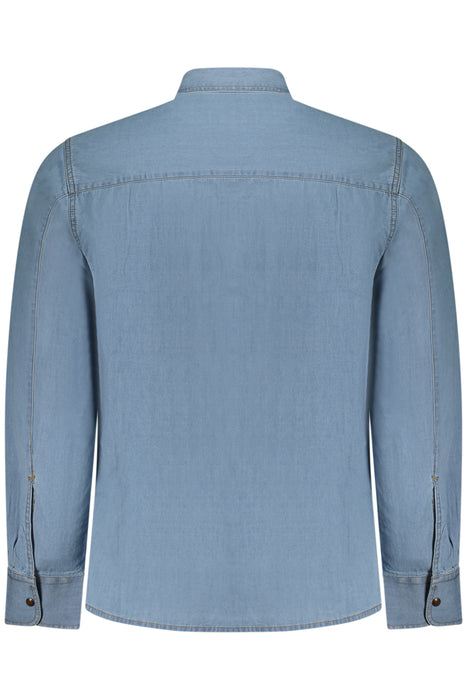 Us Grand Mens Long-Sleeved Shirt, Blue