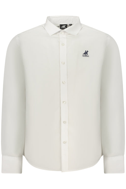 Us Grand Mens Long-Sleeved White Shirt