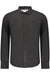 Us Grand Mens Black Long-Sleeved Shirt