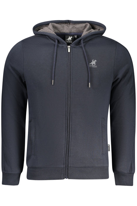 Us Grand Mens Blue Zip-Up Sweatshirt