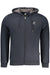 Us Grand Mens Blue Zip-Up Sweatshirt