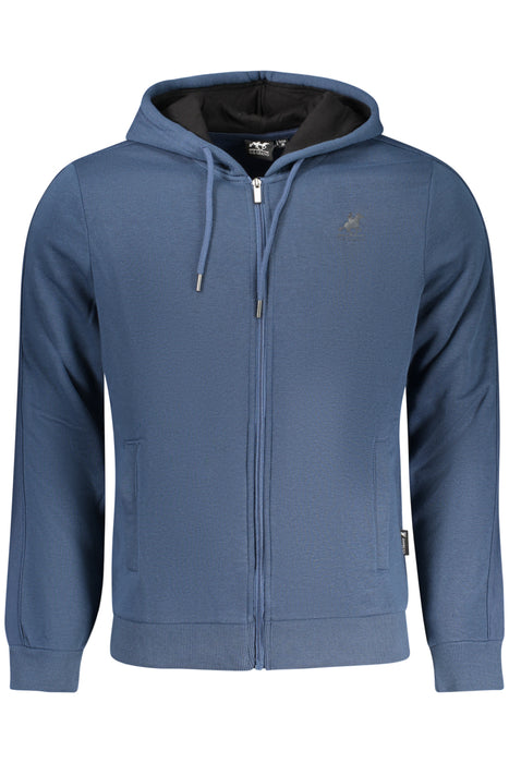 Us Grand Mens Blue Zip-Up Sweatshirt