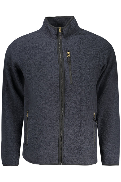 Us Grand Mens Blue Zip-Up Sweatshirt