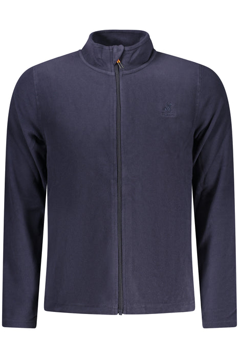 Us Grand Mens Blue Zip-Up Sweatshirt