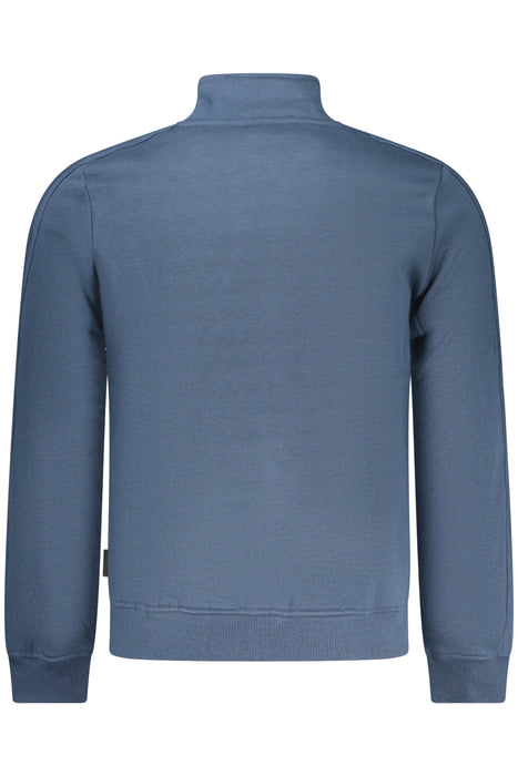Us Grand Mens Blue Zip-Up Sweatshirt