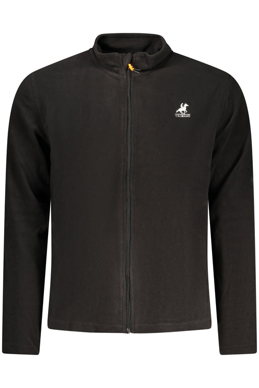 Us Grand Mens Black Zip-Up Sweatshirt