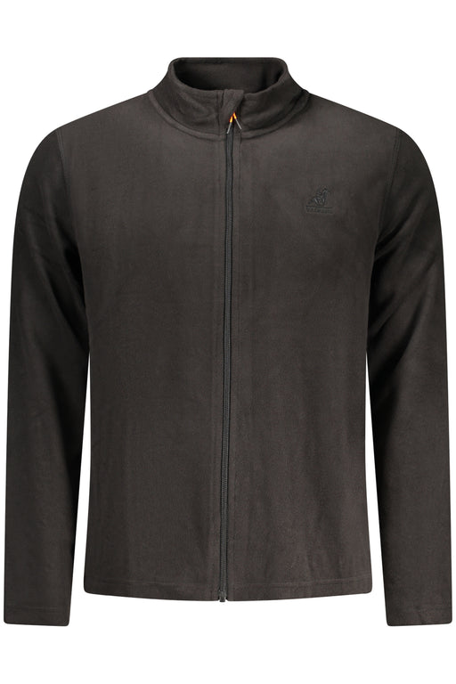 Us Grand Mens Black Zip-Up Sweatshirt