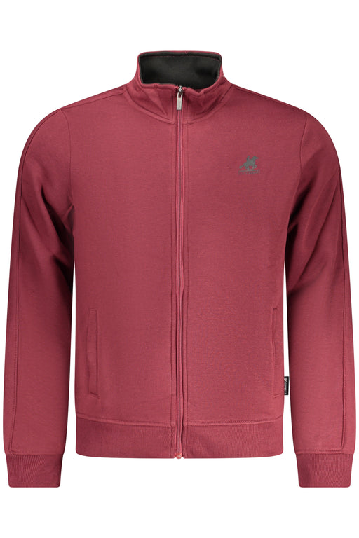Us Grand Red Mens Zip-Up Sweatshirt