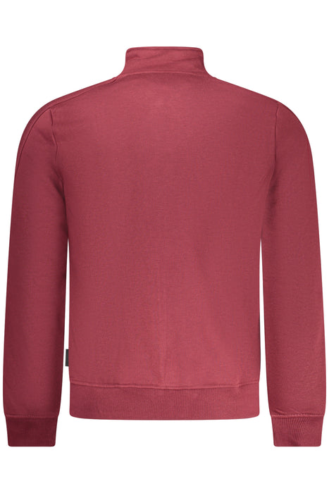 Us Grand Red Mens Zip-Up Sweatshirt
