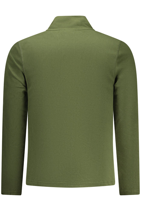 Us Grand Mens Green Zip-Up Sweatshirt