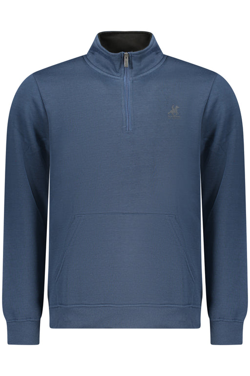 Us Grand Mens Blue Zip-Up Sweatshirt