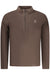Us Grand Mens Brown Zip-Up Sweatshirt
