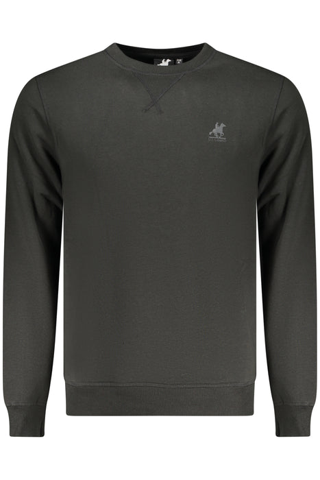 Us Grand Mens Black Zip-Up Sweatshirt