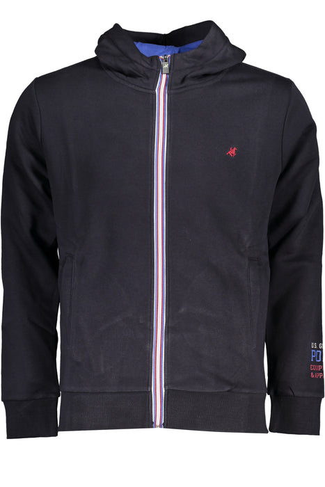 Us Grand Mens Blue Zip-Up Sweatshirt