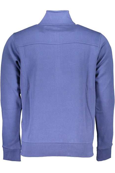Us Grand Polo Mens Blue Zip Sweatshirt