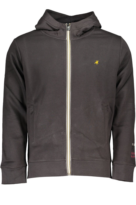 Us Grand Mens Gray Zip-Up Sweatshirt