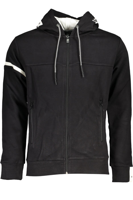 Us Grand Polo Mens Black Zip Sweatshirt