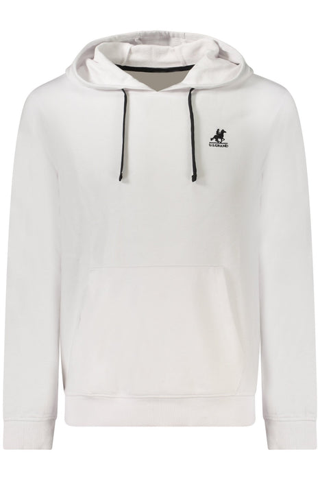 Us Grand Polo Mens Zip-Up Sweatshirt White