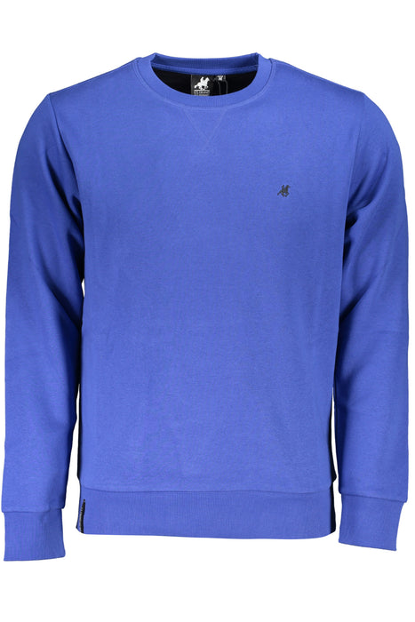 Us Grand Polo Mens Blue Zipless Sweatshirt