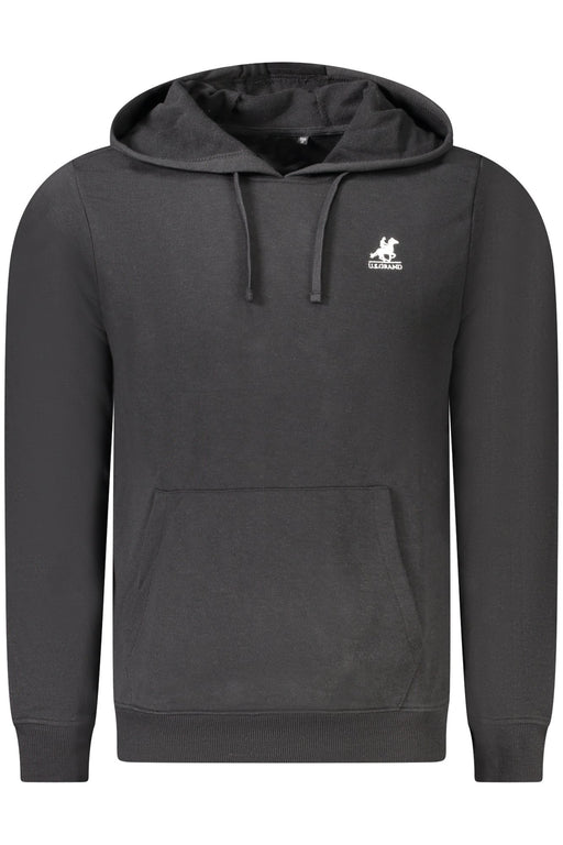 Us Grand Polo Mens Black Zip-Up Sweatshirt