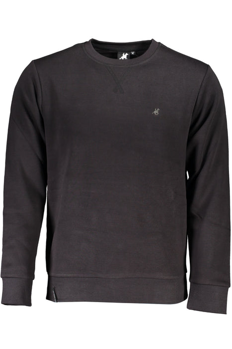 Us Grand Mens Black Zip-Up Sweatshirt