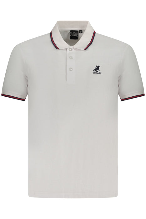 Us Grand Polo Mens Short Sleeve Polo White