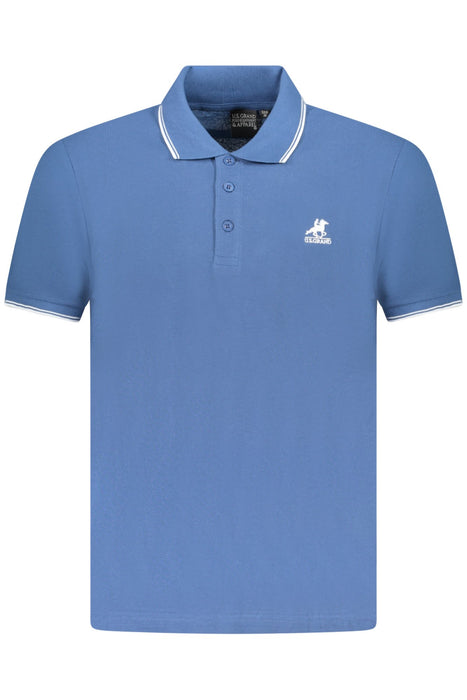 Us Grand Polo Mens Short Sleeve Polo Blue