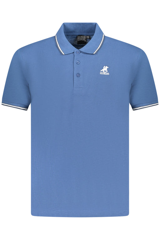 Us Grand Polo Mens Short Sleeve Polo Blue