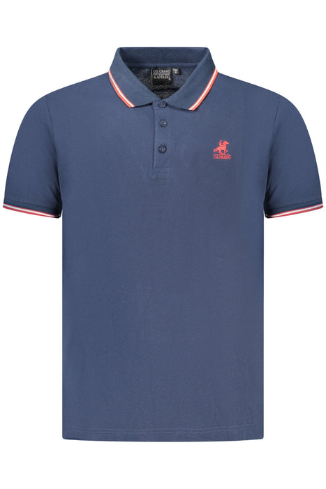 Us Grand Polo Mens Short Sleeve Polo Blue