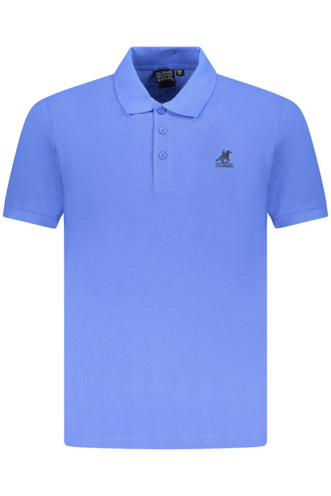 Us Grand Polo Mens Short Sleeve Polo Blue