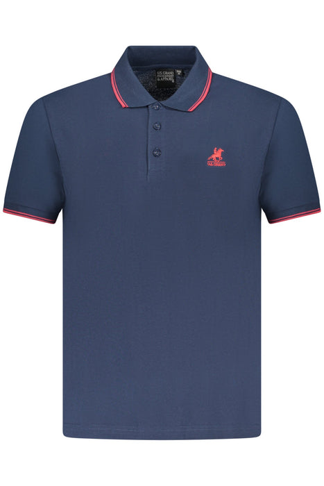 Us Grand Polo Mens Short Sleeve Polo Blue