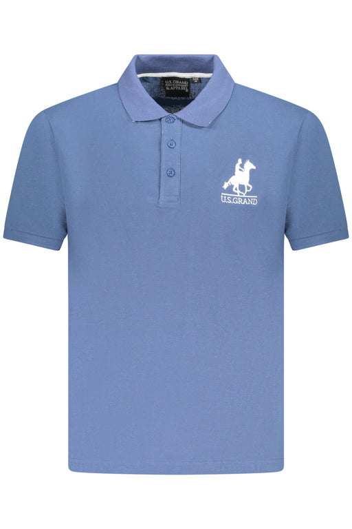 Us Grand Polo Mens Short Sleeve Polo Blue