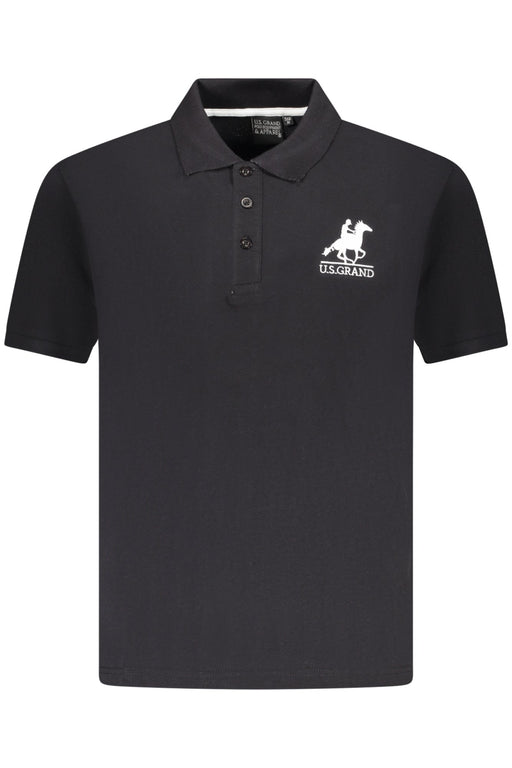 Us Grand Polo Mens Short Sleeve Polo Black