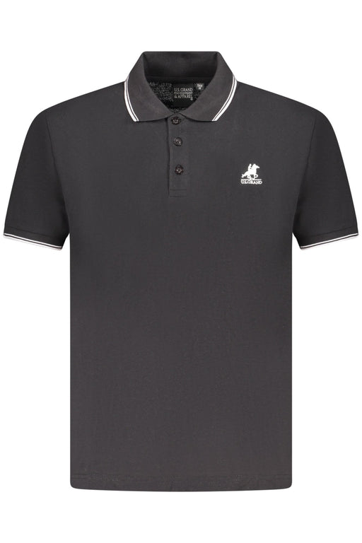 Us Grand Polo Mens Short Sleeve Polo Black