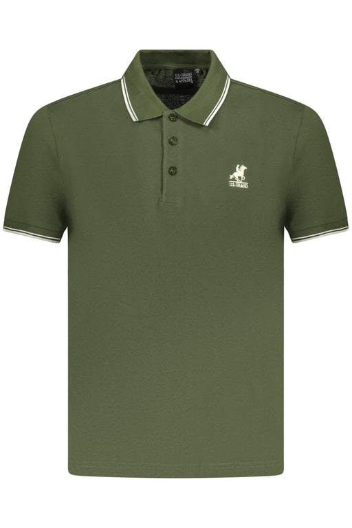 Us Grand Polo Mens Short Sleeve Polo Green