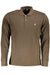 Us Grand Polo Mens Long Sleeved Polo Shirt Brown