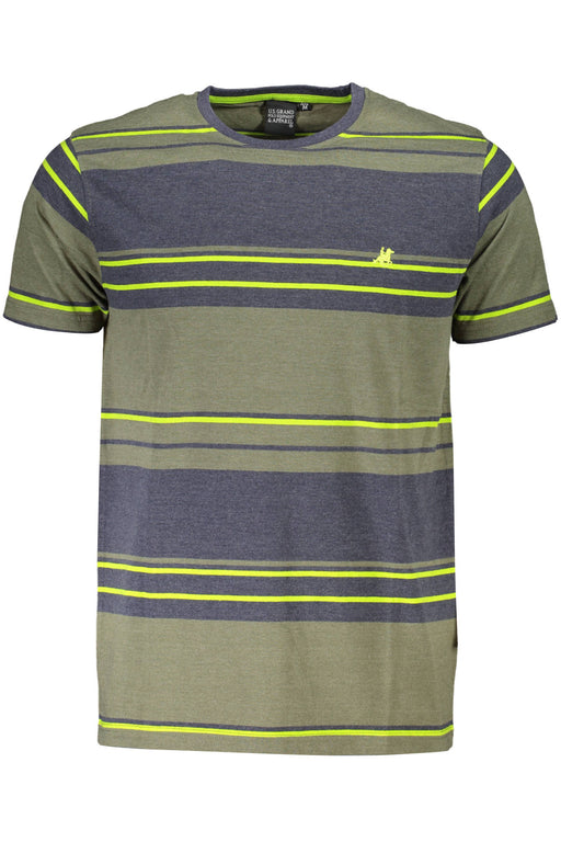 Us Grand Mens Short-Sleeved Green T-Shirt