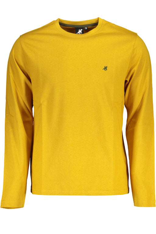 Us Grand Polo Mens Long Sleeve T-Shirt Yellow