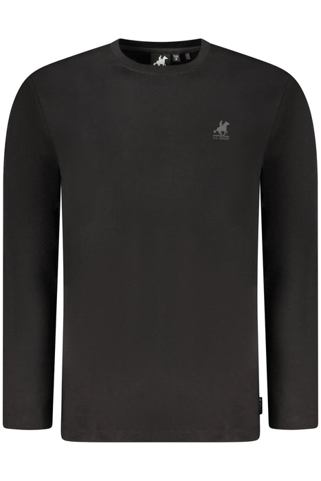 Us Grand Mens Long-Sleeved Black T-Shirt