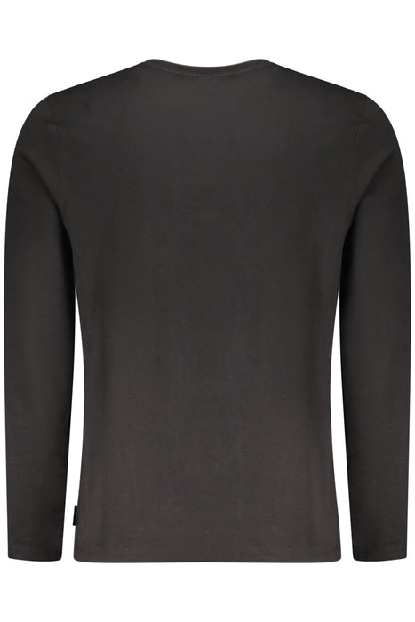 Us Grand Mens Long-Sleeved Black T-Shirt
