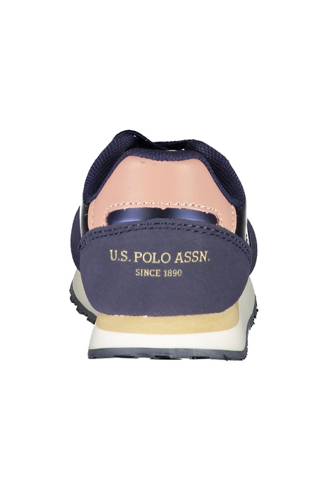 Us Polo Assn. Blue Sports Shoes For Children