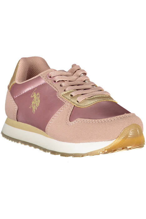 Us Polo Assn. Pink Children'S Sports Shoes