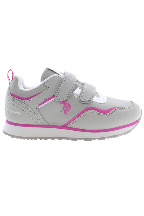 Us Polo Best Price Gray Girl Sport Shoes