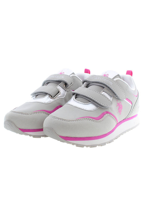 Us Polo Best Price Gray Girl Sport Shoes