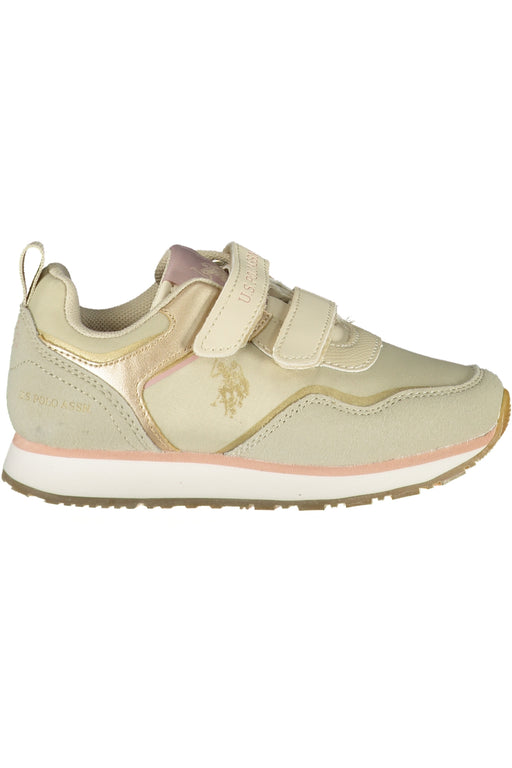 Us Polo Best Price Beige Children'S Sports Shoes
