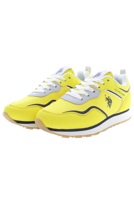 Us Polo Best Price Yellow Kids Sport Shoes