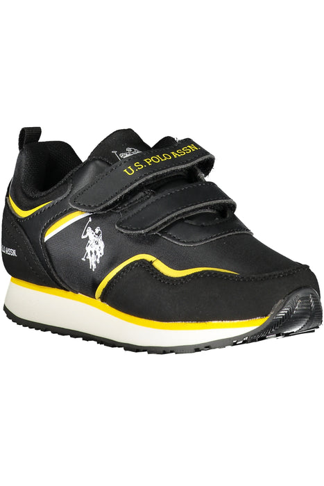 Us Polo Best Price Black Children'S Sports Shoes