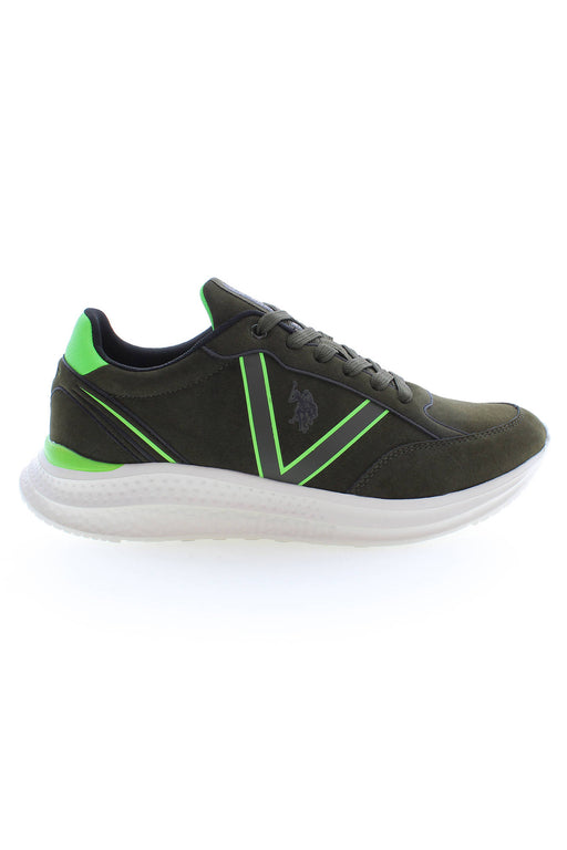 Us Polo Best Price Green Mens Sports Shoes