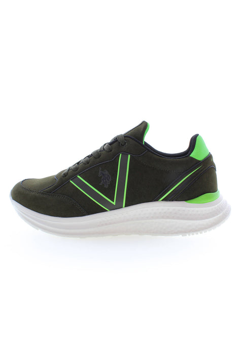 Us Polo Best Price Green Mens Sports Shoes